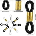 thumbnail image 2 of 200 Pcs Eyeglass Chain Ends Tutuviw Eyeglass Chain Loop Holder Silicone Eyeglass Connector Silicone Eyeglass Chain Connector Adjustable Holder Around Neck Chain Anti Slip Straps, 2 of 7