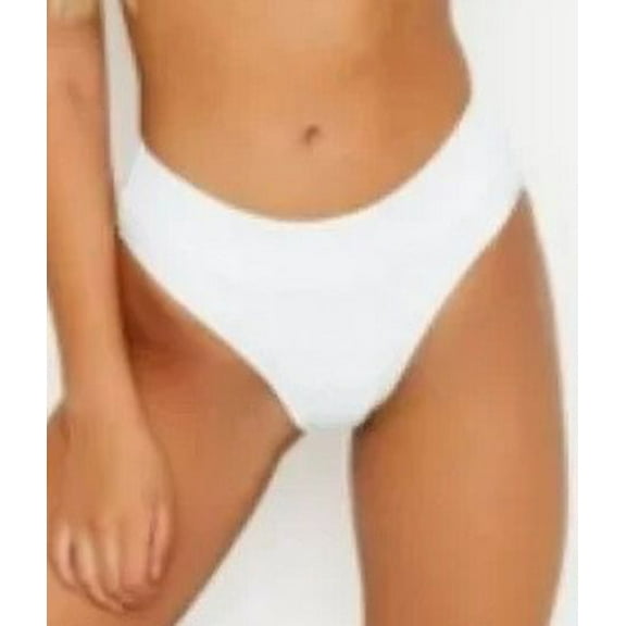 Ris-k WHITE Desert Bikini Swim Bottom, US Medium