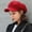 Red2, variant on Baseball Caps Outdoor Sun Hats Cowboy Ladies Hat Autumn and Winter Warm Fashion Wool Beret Painter Dome Trend Hat