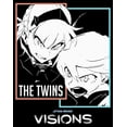 thumbnail image 2 of Junior's Star Wars: Visions The Twins Shout  Graphic Tee Black Medium, 2 of 3