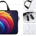 thumbnail image 3 of JRXY Minimalist Concept Logo Rainbow Super Minimalist Laptop Bag Diving Fabric Computer Protective Handle Case Soft Carrying Travel Case (Idea) 10inch, 3 of 5