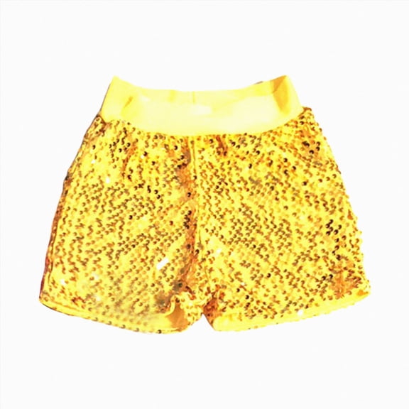 WXFAZCVU Girls Sequins Shorts Trendy Summer Clothes Hot Pants for Party Dance Daily Wear Size 2-5 Years
