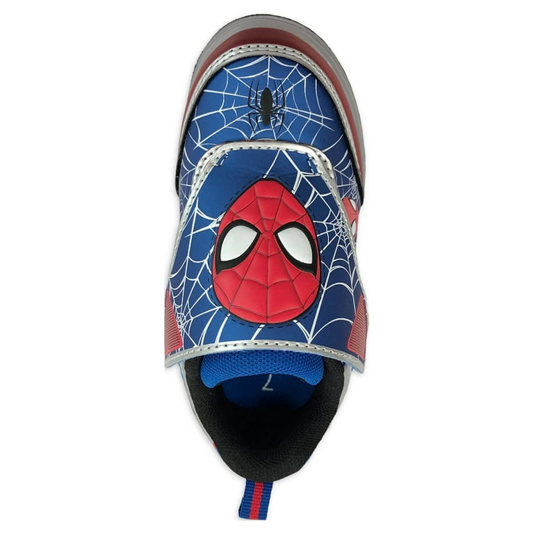 Spider Man Toddler Boys License Light Up Casual Shoe Sizes 7 13