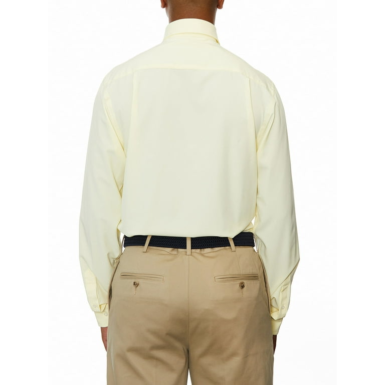walmart yellow dress shirt