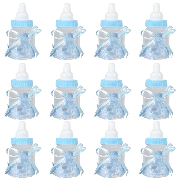 CCOCC 12Pcs Candy Chocolate Bottles Box for Girl Boy Baby Shower Party Favors Gifts Decorations,Candy Bottle,Bottles Candy Box Baby Girl Shower Decorations