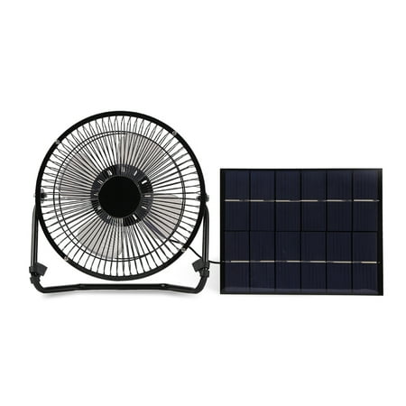 

LHCER 5.2W USB Solar Panel Powered Mini Portable Fan for Cooling Ventilation Outdoor Home
