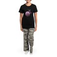 thumbnail image 4 of CafePress - Women's Dark Pajamas - Women's Short Sleeve Print T-Shirt and Pants Dark Cotton Pajama Set, 4 of 7