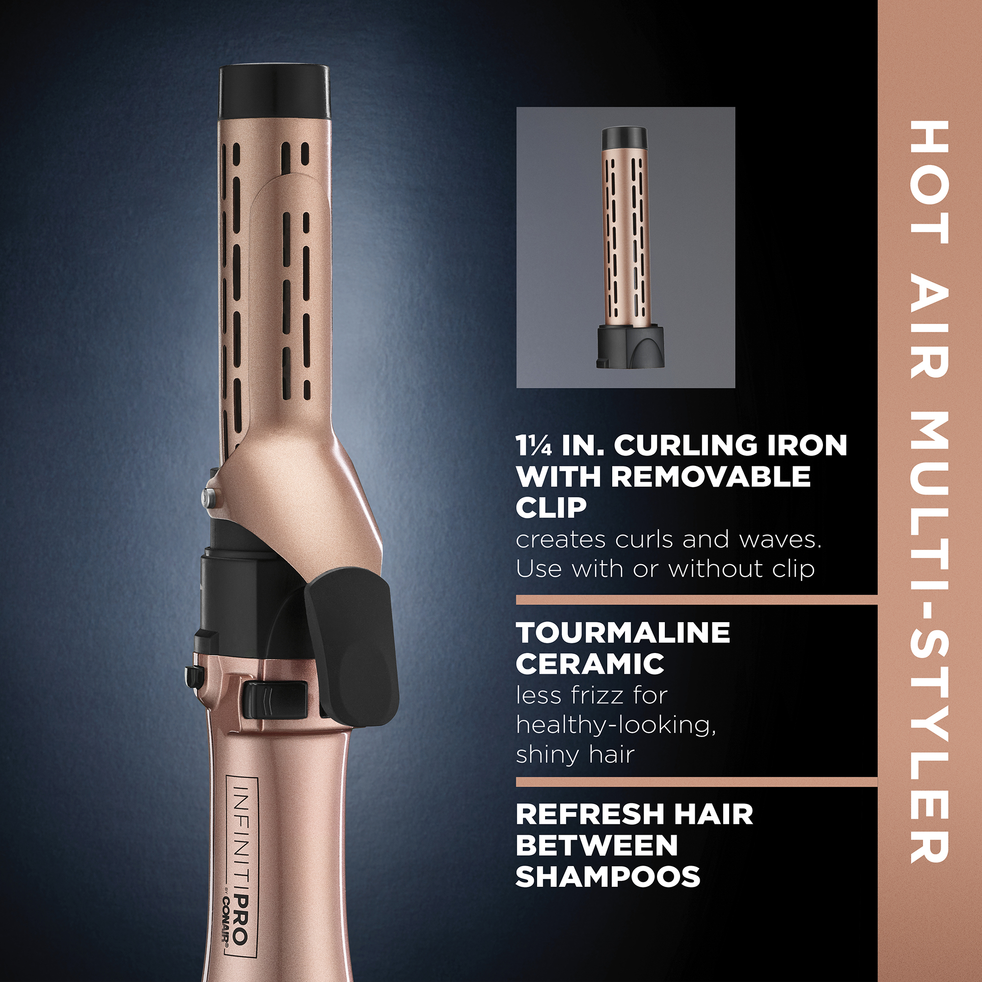 InfinitiPRO by Conair Hot Air Brush Multistyler BC193 - image 5 of 11
