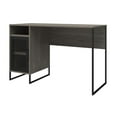 thumbnail image 4 of Bureau pour ordinateur à caisson simple Purdue d’Ameriwood Home, chêne gris, 4 of 9