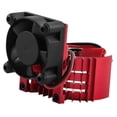 thumbnail image 3 of Ventilador de refrigeración del motor del coche RC, ventilador de refrigeración del motor eléctrico, sistema de disipador de calor del motor para Rojo, 3 of 9