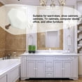 thumbnail image 5 of Uxcell Ceramic Knobs Drawer Pull Handle Cupboard Wardrobe Cabinet Replacement White 6pcs, 5 of 7