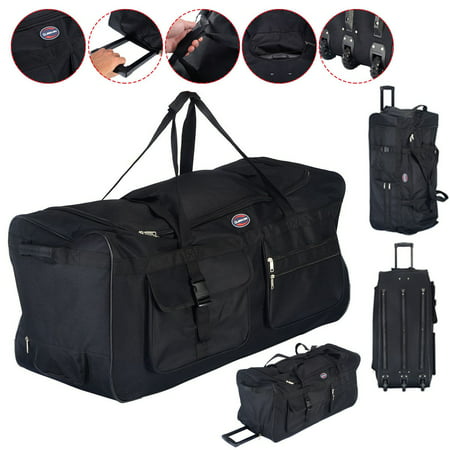 Apontus - 36&quot; Rolling Wheeled Tote Duffle Bag Carry On Luggage Travel Suitcase - www.ermes-unice.fr
