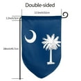 thumbnail image 3 of South Carolina Flag Pattern Garden Flag Double Sided Flags with Vivid Color for Yard Lawn Garden Decor 12.5 x18 Inch Fillet, 3 of 7