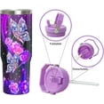 thumbnail image 3 of Butterfly Gifts Tumbler for Women Mom, Butterflies Print Leakproof Coffee Travel Mug, 30 Oz Tumblers with Top Handle and Flip Straw, Water Bottle Cup Gift Ideal for Him Her, 3 of 6