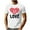 02 White, variant on Fewfanhot Mens T-shirts Couples Shirt Cute Heart Shaped Graphic Tshirt Funny Print Casual Short Sleeve Tee Tops