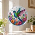 thumbnail image 2 of PLPPYFS Christmas Pearl Diamond Art Hanging Ornament DIY Craft, Hummingbird Pearl Diamond Suncatcher, 3D Mixed-Size Pearls and Complete DIY Craft for Windows, Trees, Holiday Gifts, 2 of 6
