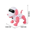 thumbnail image 2 of Pink Programmable Robot Dog With Remote Control Singing Dancing Interactive Smart Toy For Kids 19X12X17Cm Educational Stem Learning Toy, 2 of 6