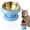 B, variant on Elevated Cat Bowls, Anti-tip Stainless Steel Feeding Plate, Neck Protection Wide Opening Cat Elevated Food Bowl, for Indoor, Outdoor, Home, Daily, Veterinary, Kitten, Dog