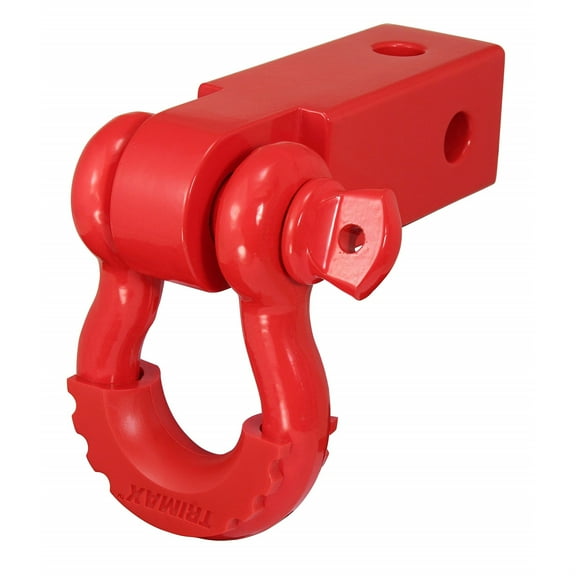 Trimax TDRRHR Receiver Hitch D-Ring (Red)