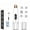 White - Reinforced Version, variant on LEC Blackhead Remover Vacuum, USB Rechargeable Facial Pore Cleaner, 3 Suction Levels, Includes Multiple Treatment Heads, 1 Pack