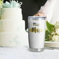 thumbnail image 3 of Miss to Mrs Tumbler Gift for Bride,Double Wall Stainless Steel Vacuum Insulated Water Botter Cups- Gifts for Bridal Shower,Bachelor Party,Bachelorette,Engagement,Wedding (20 oz, miss to mrs), 3 of 5