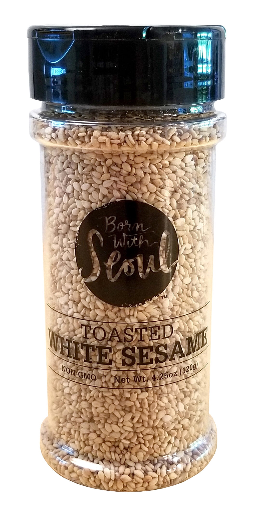 BORN WITH SEOUL Toasted White Sesame Seeds 4.25 ounce