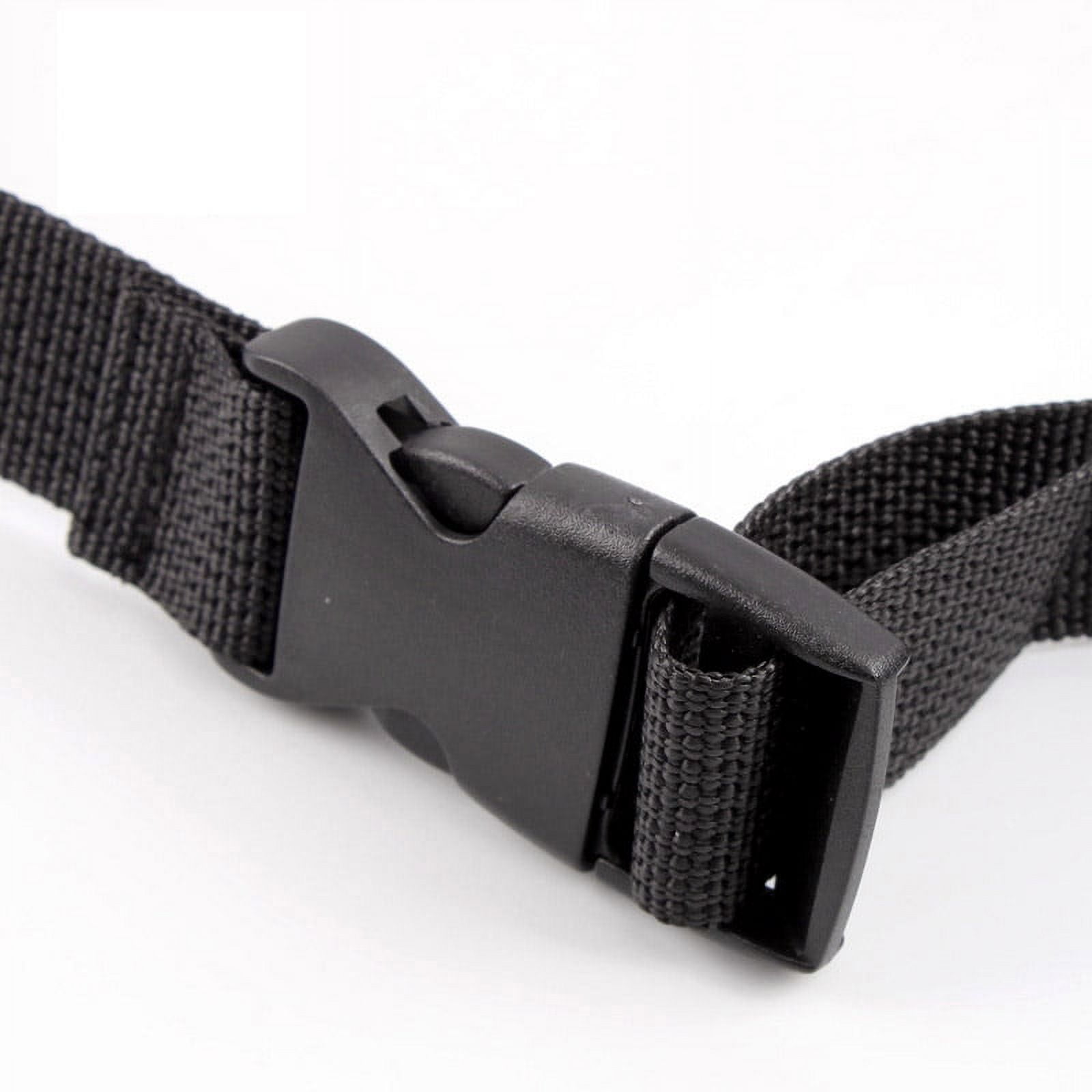 Ayaport Utility Straps with Buckle 40 Quick-Release Adjustable Nylon  Straps Black 4 Pack