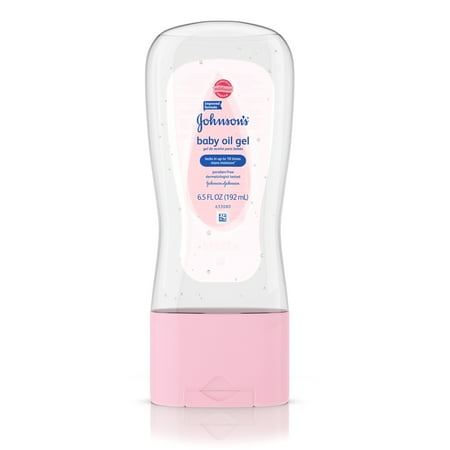 (2 pack) (2 Pack) Johnson's Baby Oil Gel for Baby Skin Care and Baby Massage, 6.5 fl. oz