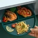 thumbnail image 5 of 3x Platos partidos, 3 compartimentos, reutilizables, duraderos, , platos para alimentos, platos para bebés, vajilla, bandejas, platos para BLESIY Placa Compartimentada, 5 of 8