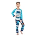 thumbnail image 3 of Votuleazi Christmas Pajamas for Family, Long Sleeve Snowman Print Tops + Pants Set Sleepwear Loungewear, 3 of 9