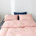 thumbnail image 6 of Cute Cartoon Pattern Print Cotton Bedding Set Quilt Cover Set with Pillowcase (King Size), 6 of 8