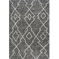 thumbnail image 3 of JONATHAN Y SANTA MONICA 5 x 8 Area Rug, Carwa Tribal Diamond Trellis - Black/Ivory, SMB128E-5, 3 of 10