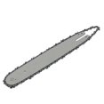 thumbnail image 3 of 14 Inch Chain Saw Guide Bar With 2pcs Chains For Stihl 017 Ms170 Ms171 Ms170/ms180/ms230/ms250 All, 3 of 5