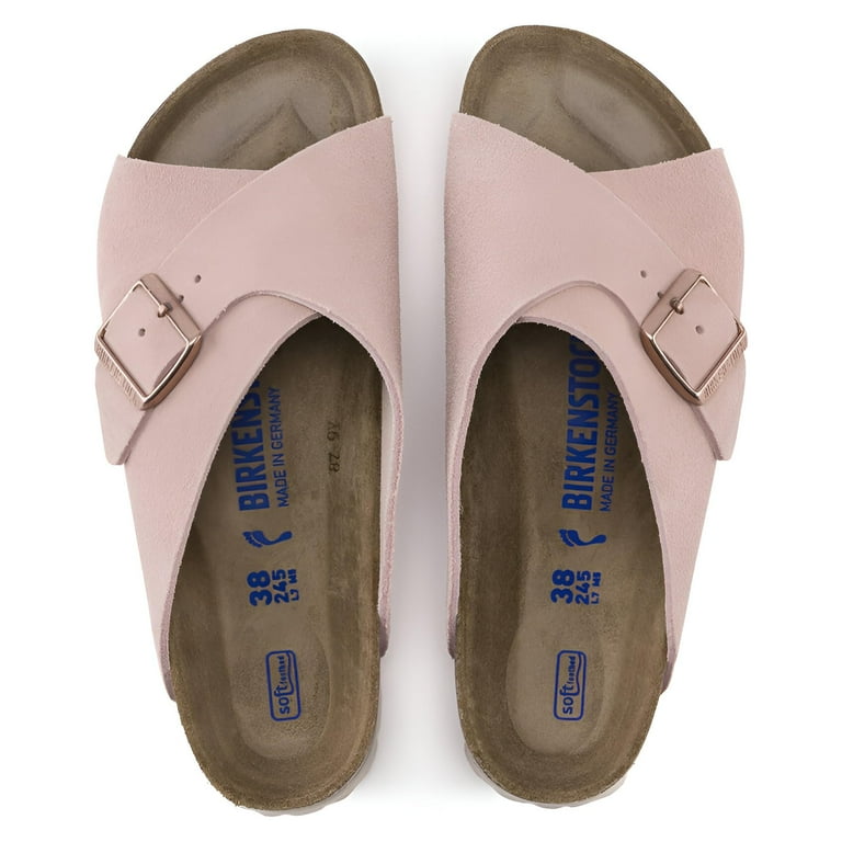靴 Birkenstock AROSA beauty&youth 35 BIRKENSTOCK Arosa Soft Footbed Suede Leather Sandal Slide
