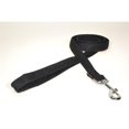thumbnail image 1 of Dogline Comfort Microfiber Flat Leash for Dogs (W 3/4" L 4ft), Black, 1 of 5