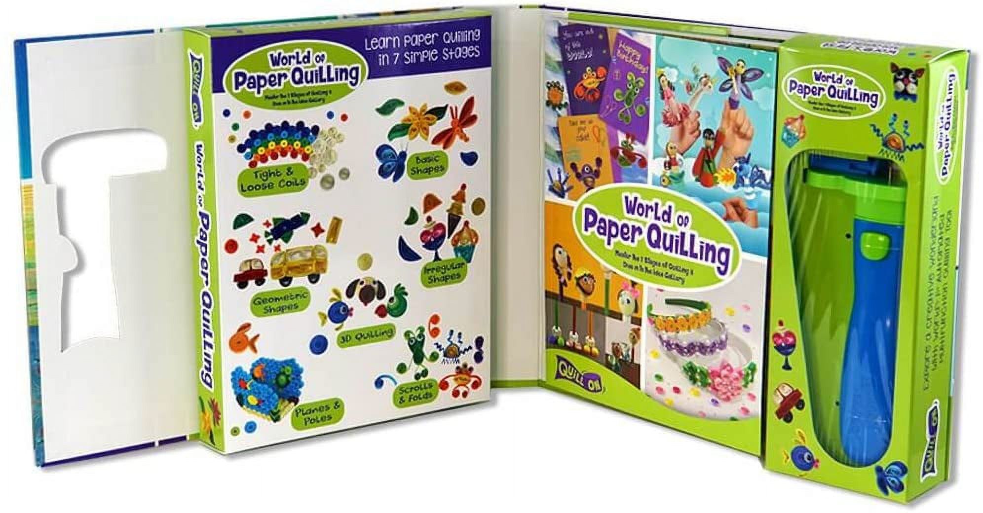 Quill On- Paper Quilling Kit for Beginners- Electric Quilling Tool