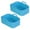 bleu, variante sur Panier Double Friteuse Casserole en Silicone Tapis en Silicone Accessoires de Friteuse Réutilisables Tapis en Silicone pour Friteuse