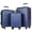 Navy Blue, variant on ALPULON 3 Piece Luggage Sets with TSA Locks, Hardside Suitcase Set with Spinner Wheels, 20in24in28in, Light Blue