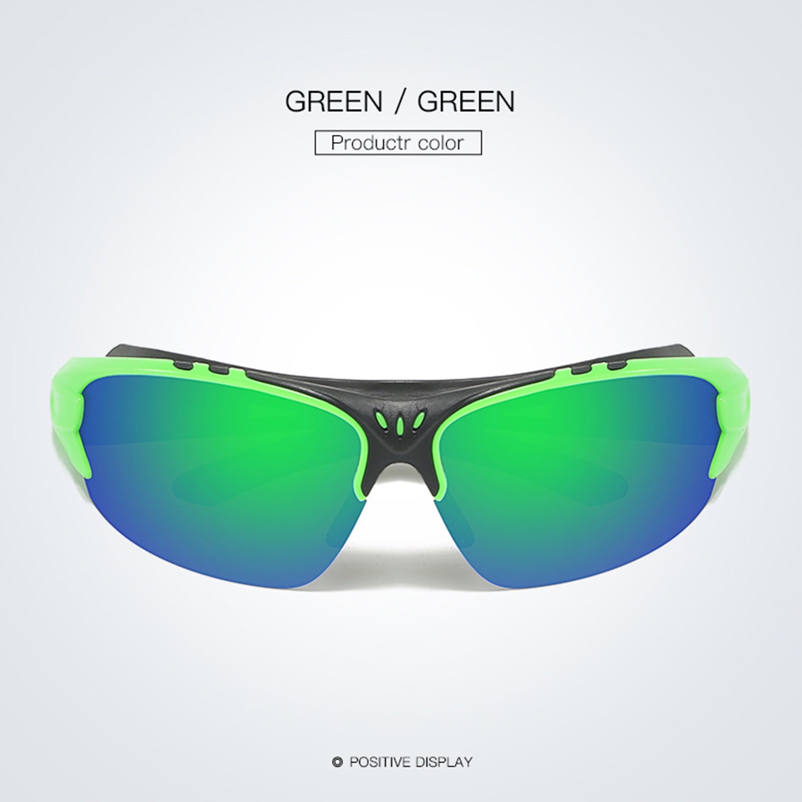 Green sports sunglasses sale