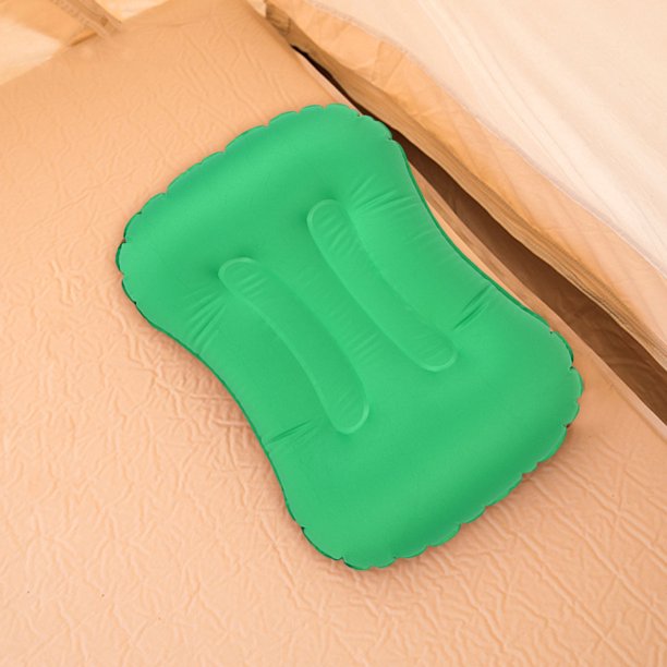 Almohada Inflable Almohada Inflable Almohada para acampar Almohada ultraligera para exteriores Cojín inflable (Verde esmeralda)