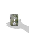 thumbnail image 3 of 3dRose, Bunny Rabbit in Grass with Butterflies Flying nearby, single toggle switch, 3 of 3
