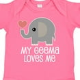 thumbnail image 4 of Inktastic My Geema Grandma Loves Me Boys or Girls Baby Bodysuit, 4 of 5