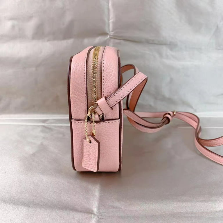 COACH Rose Pink Leather Camera Bag