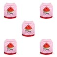 thumbnail image 3 of Ropa Chaleco de verano Methold Sandía Carta Impreso Traje Accesorios para perros pequeños Rosa Rojo М CBP268852, 3 of 6