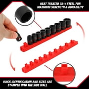 Hyper Tough 11-Piece 3/8-inch Drive Impact Socket Set (SAE)