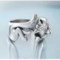 thumbnail image 4 of Cat Ring for Women Men, Fashion Adjustable Cute Cat Animal Statement Ring, Lazy Cat Jewelry, Valentine's Day, Mothers Day, Gifts for Women Mother Wife, 4 of 8