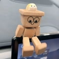 thumbnail image 7 of LAMIRO Little Wooden Figure That Sways,Shaking Wooden Man Figurine,Creative Shaking Feet Car Dashboard Decorations,Wood Desktop Decoration,Handmade for Travel,Commutes&Home, 7 of 7