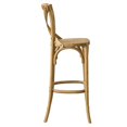 thumbnail image 5 of Bar Stool Chair Barstool, Natural, Wood, Pub Cafe Bistro Dining Kitchen Hospitality Restaurant, Modern Contemporary HB33831, 5 of 11