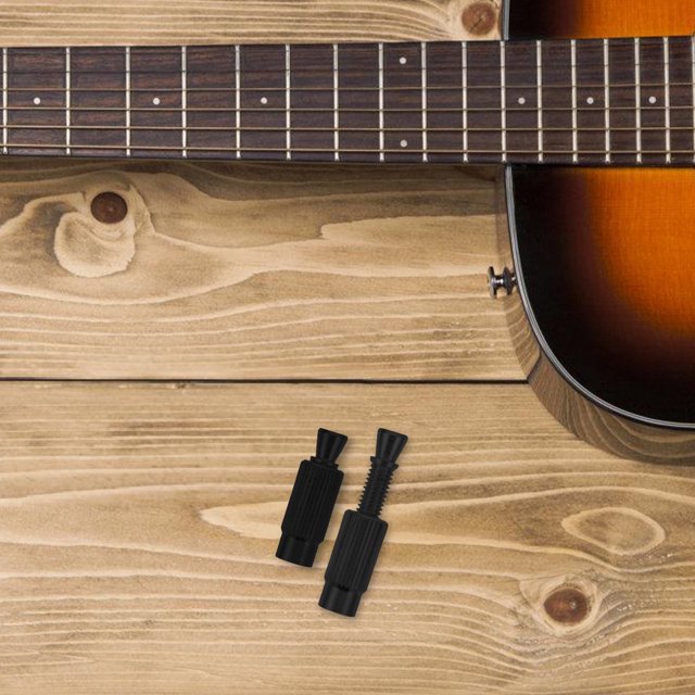GOOHOCHY 2Ud Insertos De Para Guitarra Eléctrica Con Tornillos De Montaje Negros