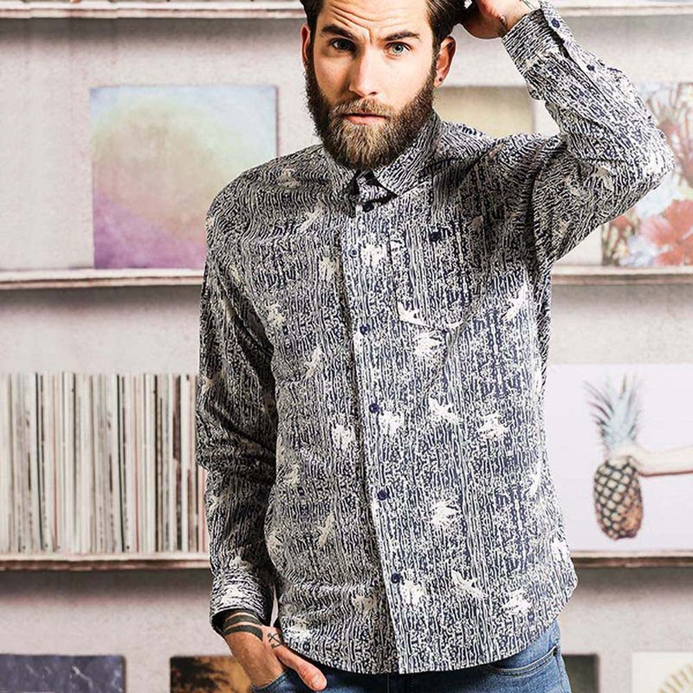 Brave Soul Mens Idris Long Sleeve All 